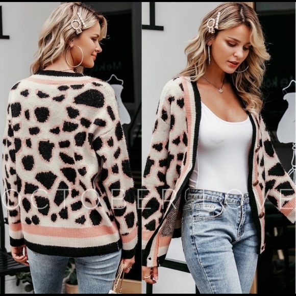 Leopard Cardigans! - Picture 3 of 3
